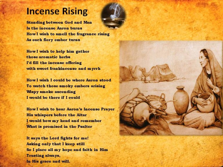 Incense Prayer Poem