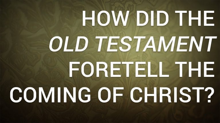 old testament foretelling the coming of christ